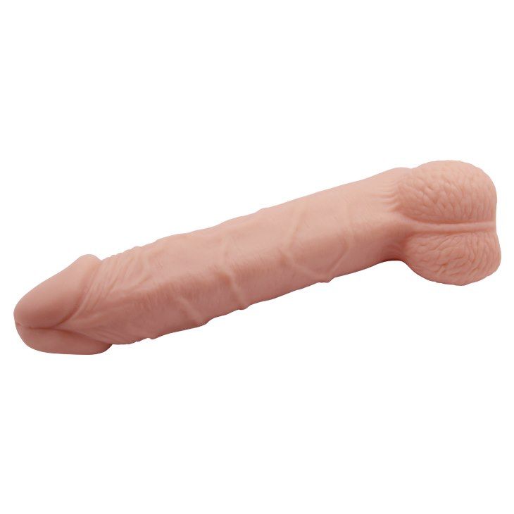 Насадка на пеніс Baile Sex Toys Big Man, 21 см (тілесний)