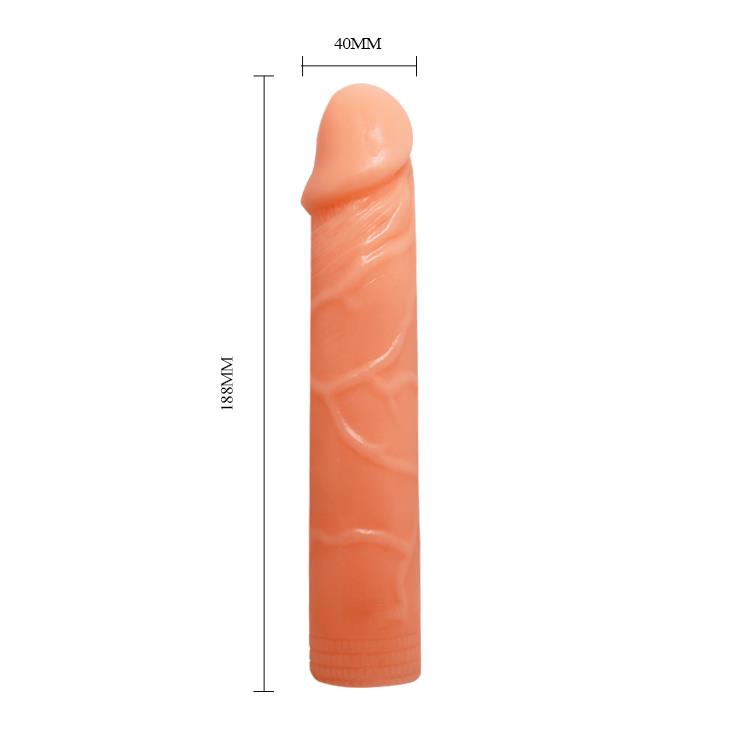 Фаломіметатор Baile Bendable, 18.8 см (тілесний)