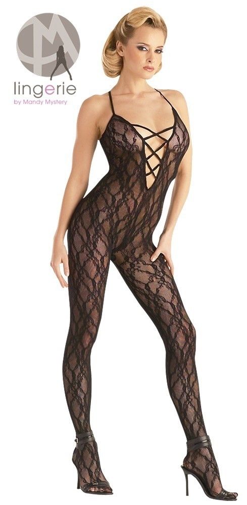 Бодистокинг Orion Lace Catsuit, L/XL (черный)