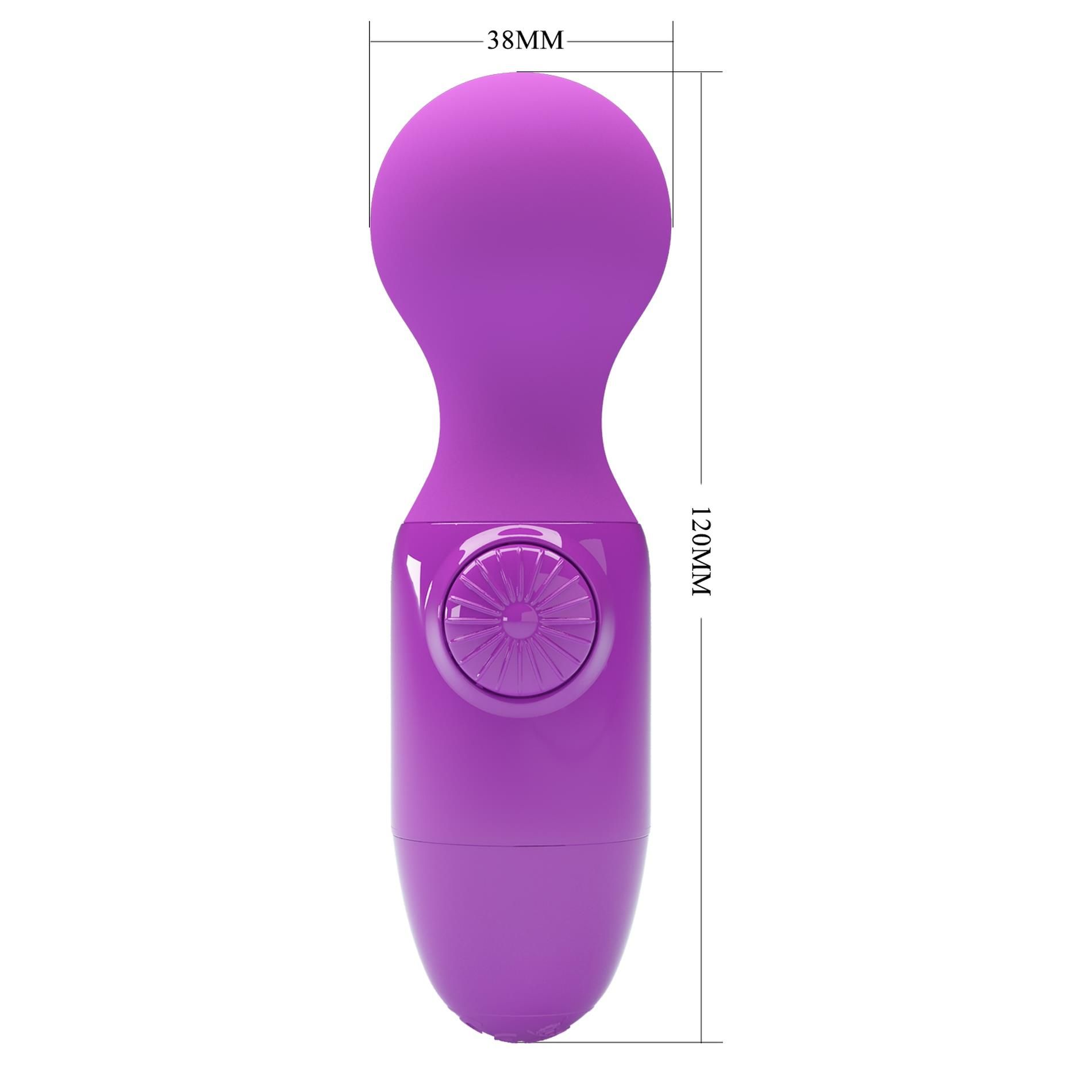 Вибромассажер Pretty Love Mini Stick Little Cute, 12 см (фиолетовый)