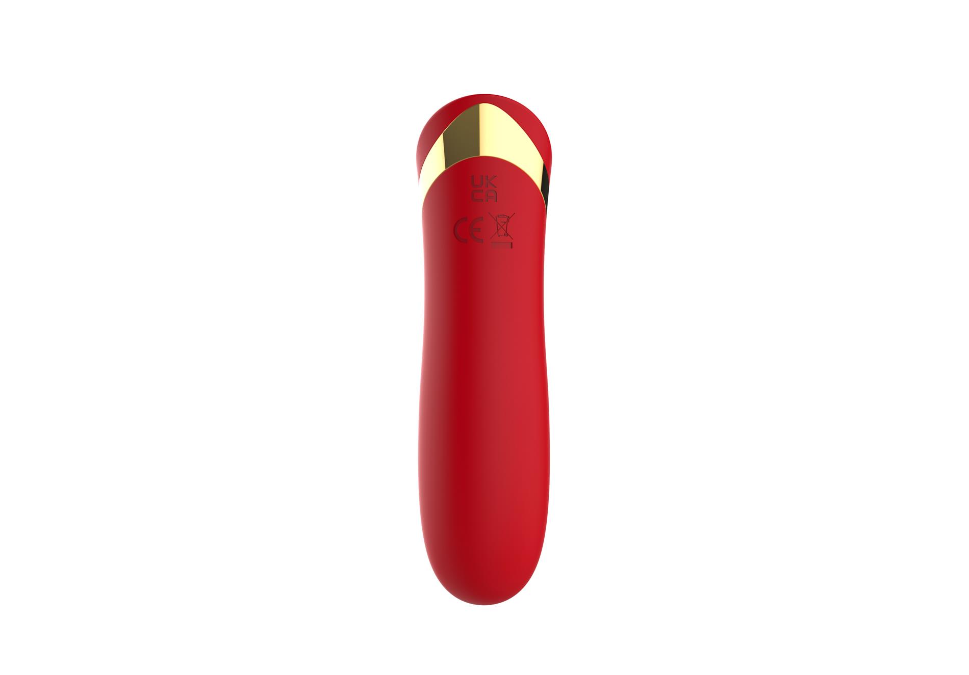 Мини-вибратор B - Series Cute Lipstick Bullet, 10.2 см (красный)