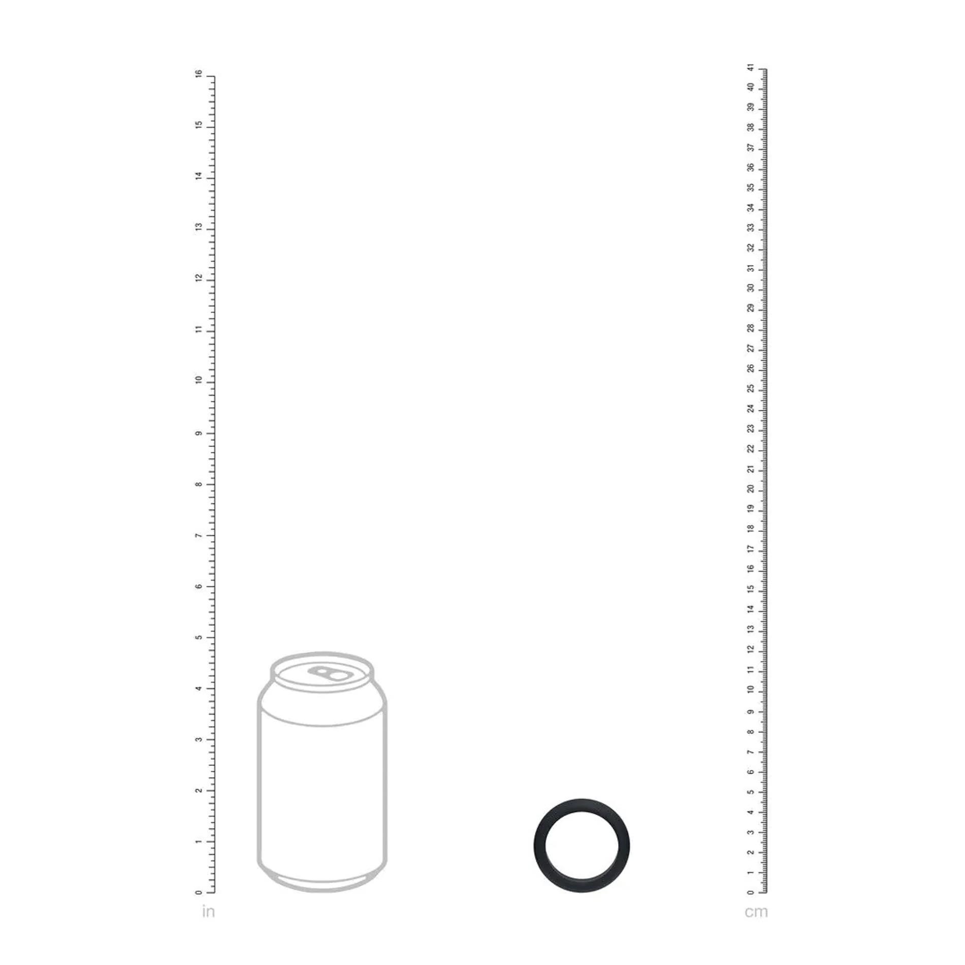Эрекционное кольцо Levelz Wide O Silicone Cockring M, 3.5 см