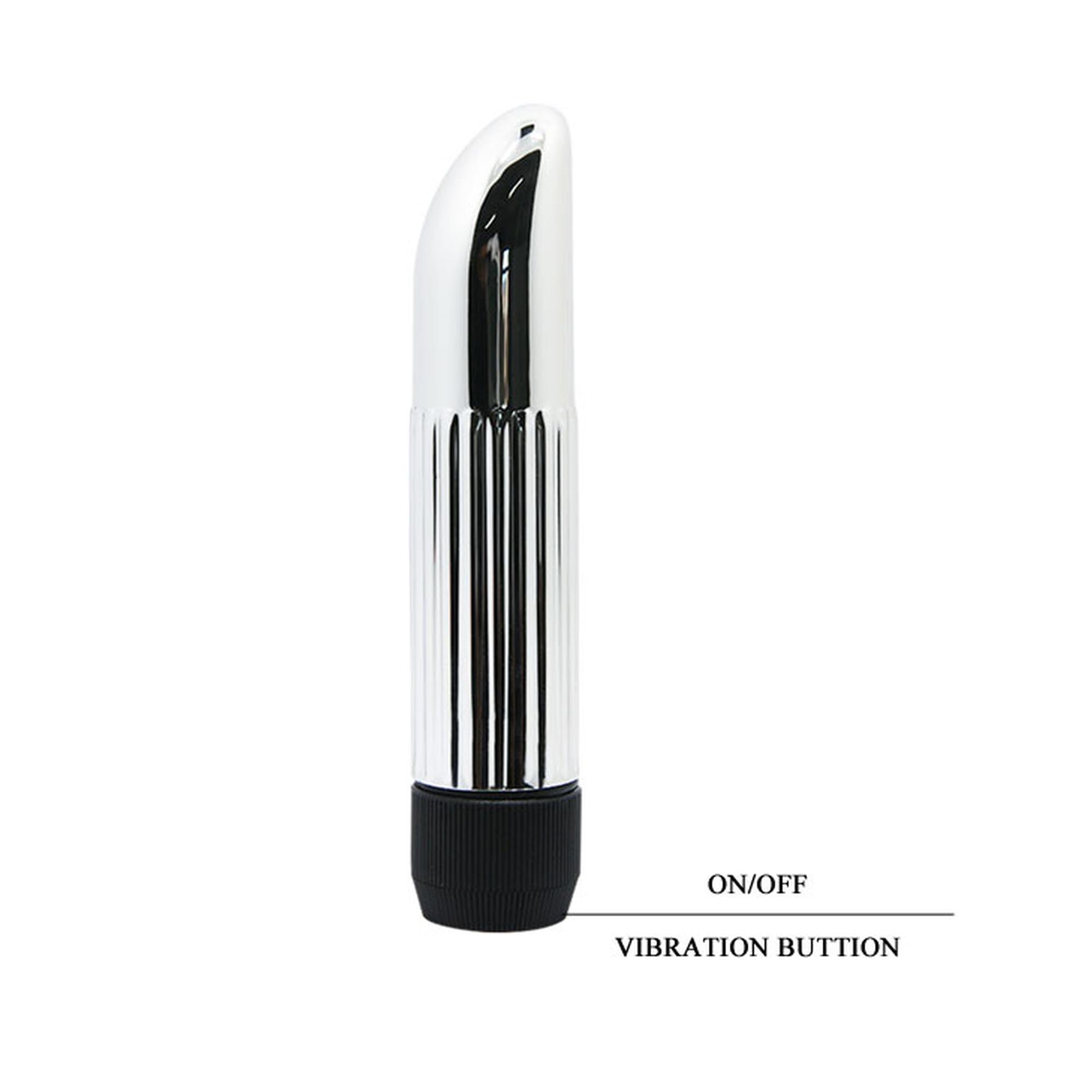Вибратор Baile Mini Vibrator, 14 см (серебристый)
