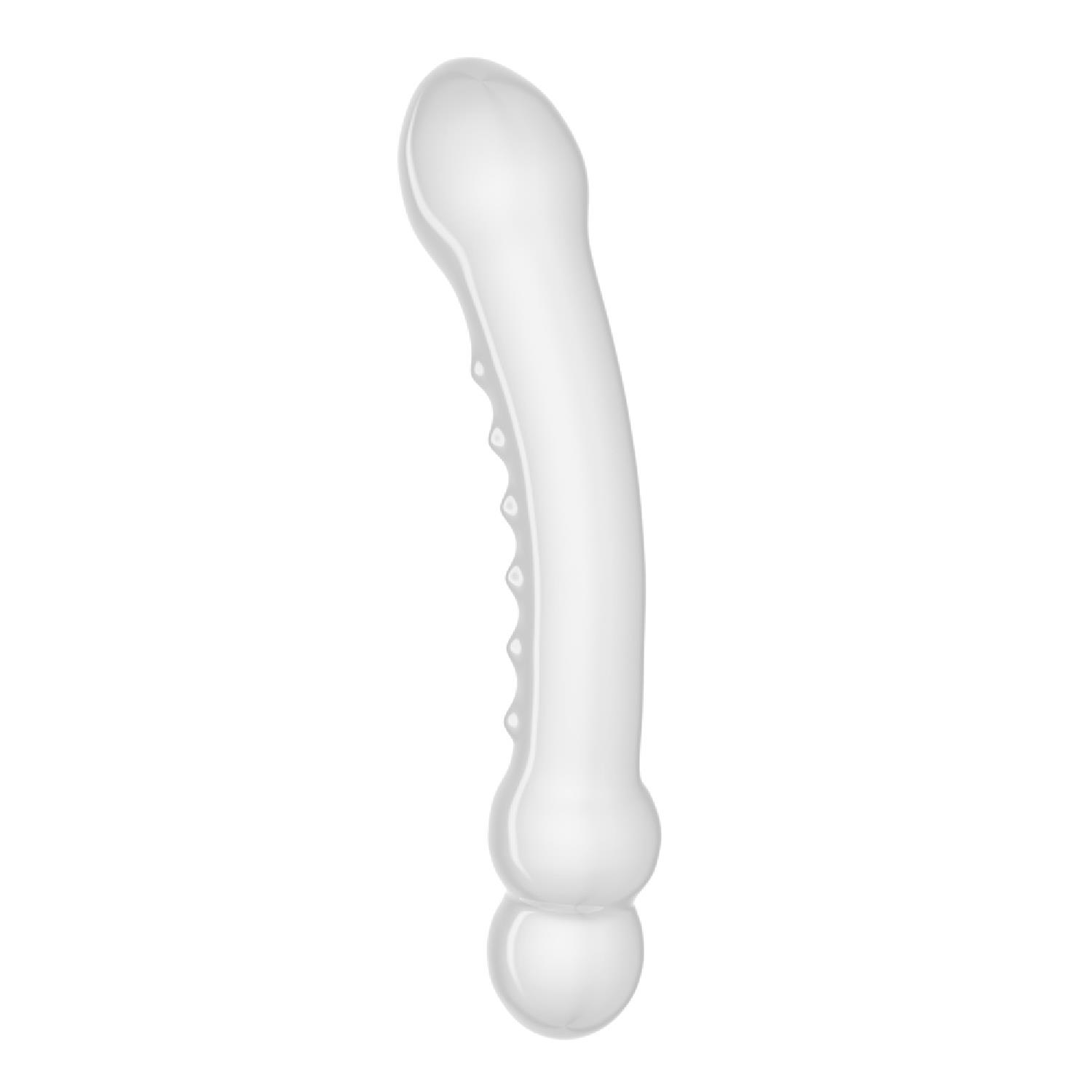 Szklane dildo LoveToys Glass Romance, 19 cm (przezroczysty)
