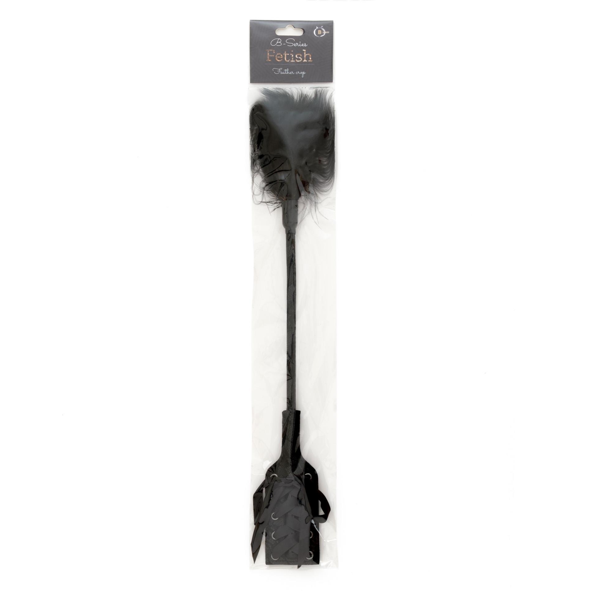 Стек Fetish B-Series Tickler & Whip 3.0, 41 см (черный)