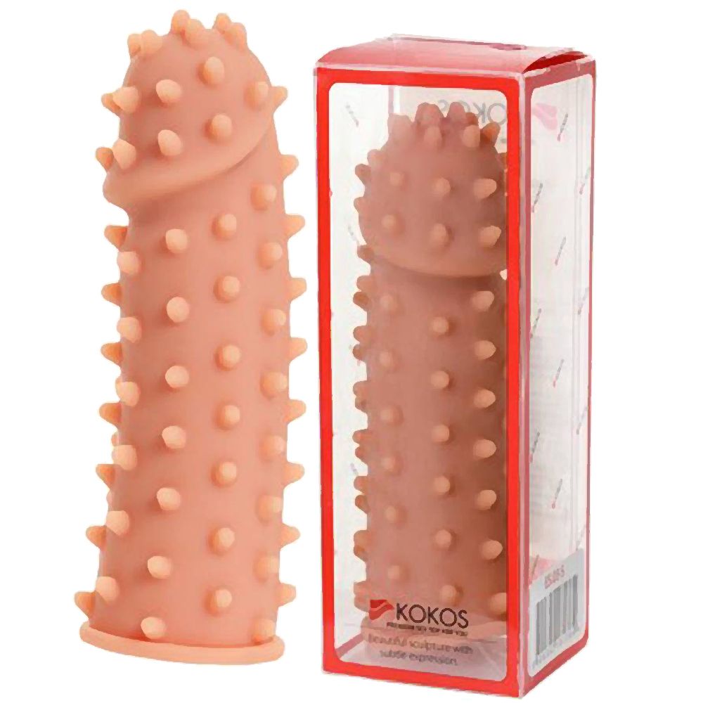 Насадка на пенис Kokos Extreme Sleeve ES-03, 14,7 см (телесный)