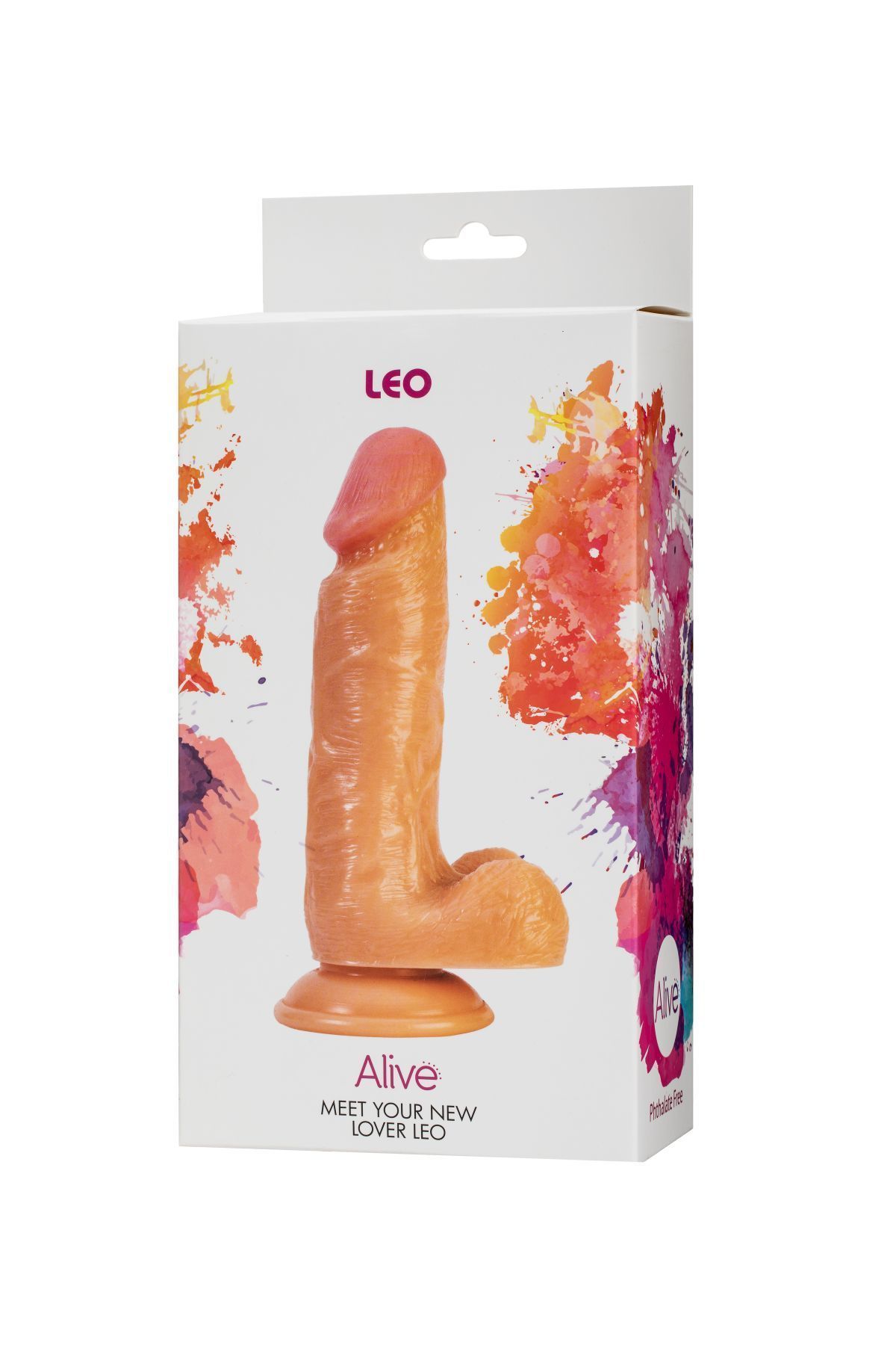 Фаллоимитатор Alive Leo, 17 см (телесный)