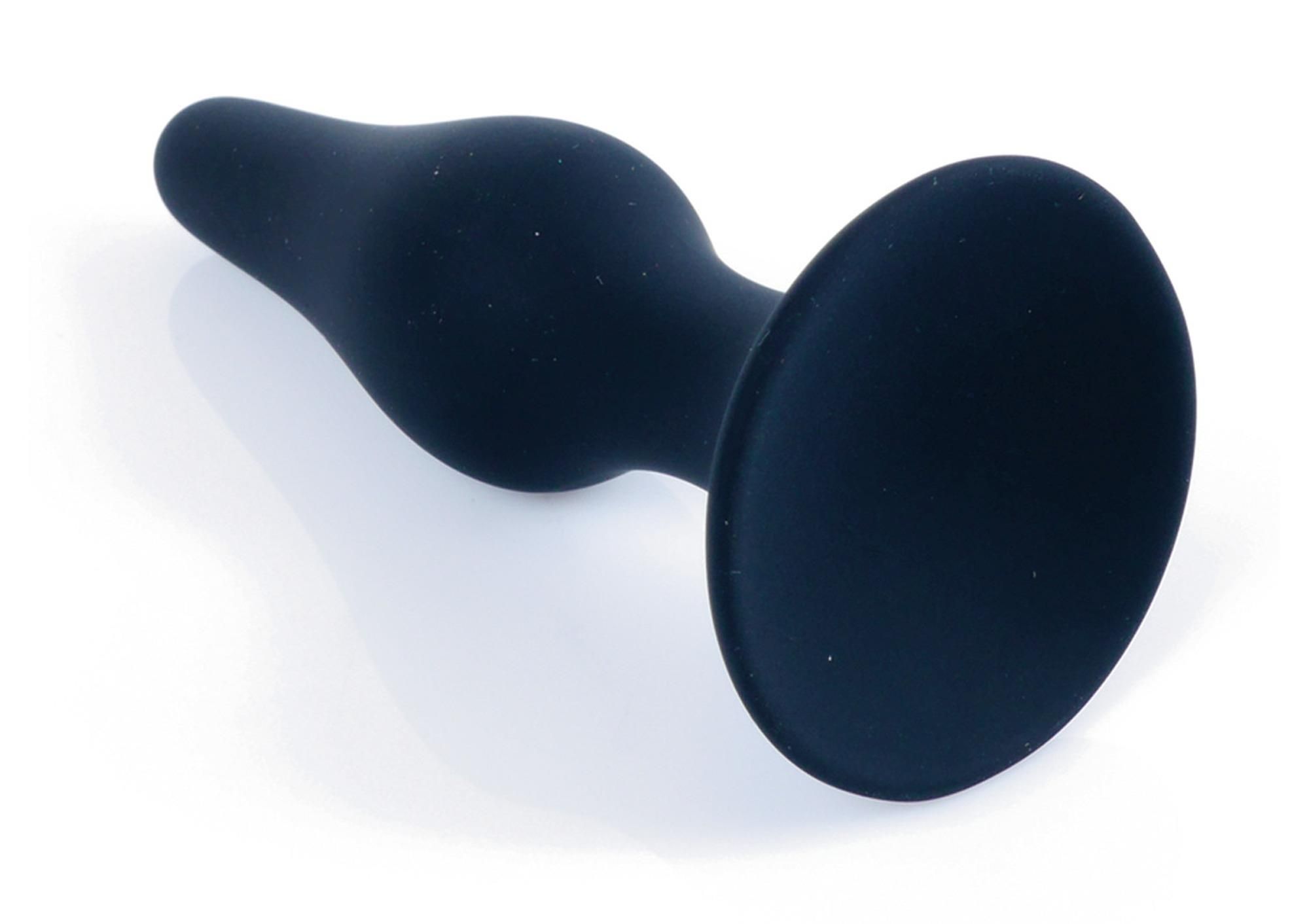Korek analny Boss Silicone Plug Black Extra Large, 15 cm (czarny)