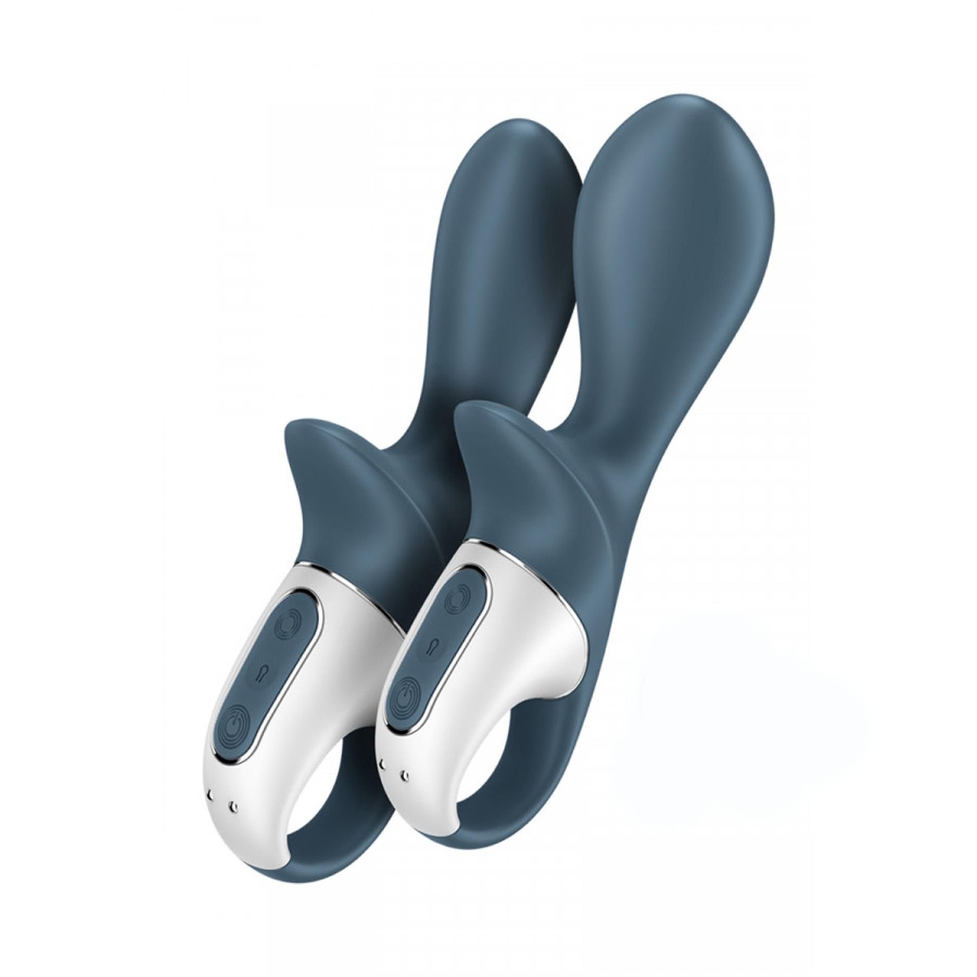 Анальный вибратор Satisfyer Air Pump Booty 2, 19 см (серый)