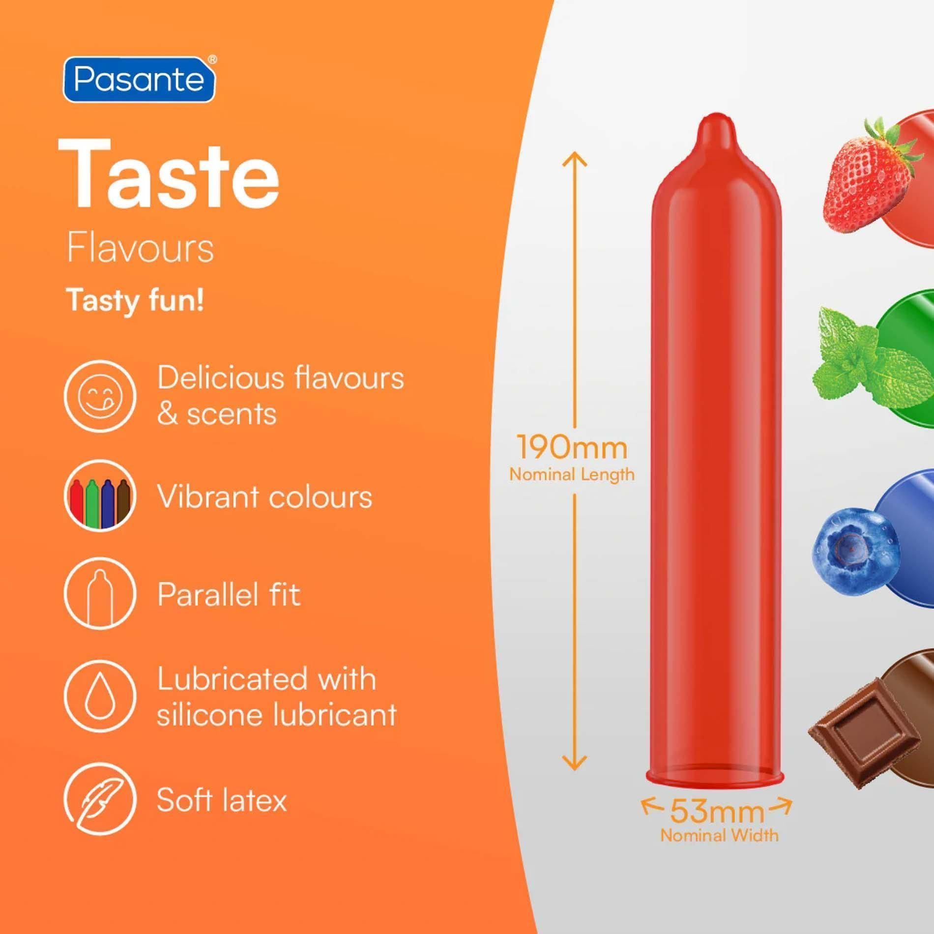 Презервативы Pasante Blueberry Blast, 144 шт