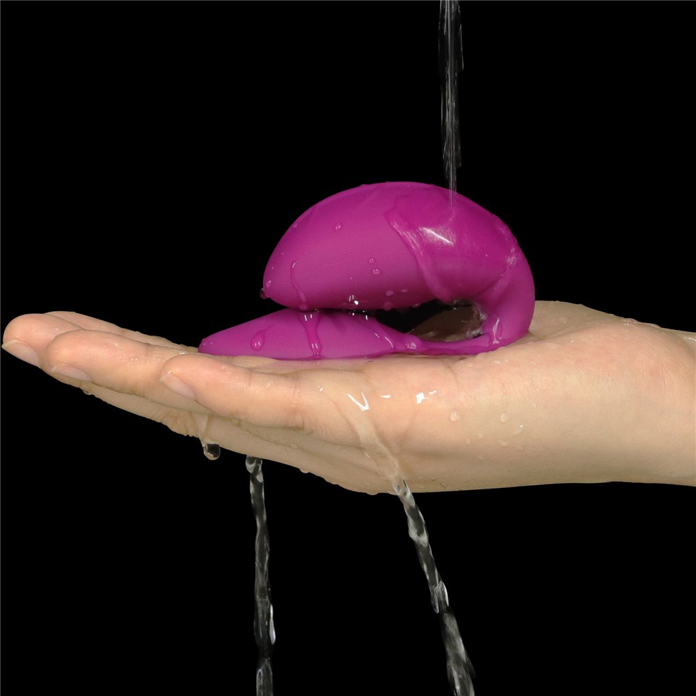 Вибратор LoveToy O-Sensual Double Rush, 8 см (розовый)