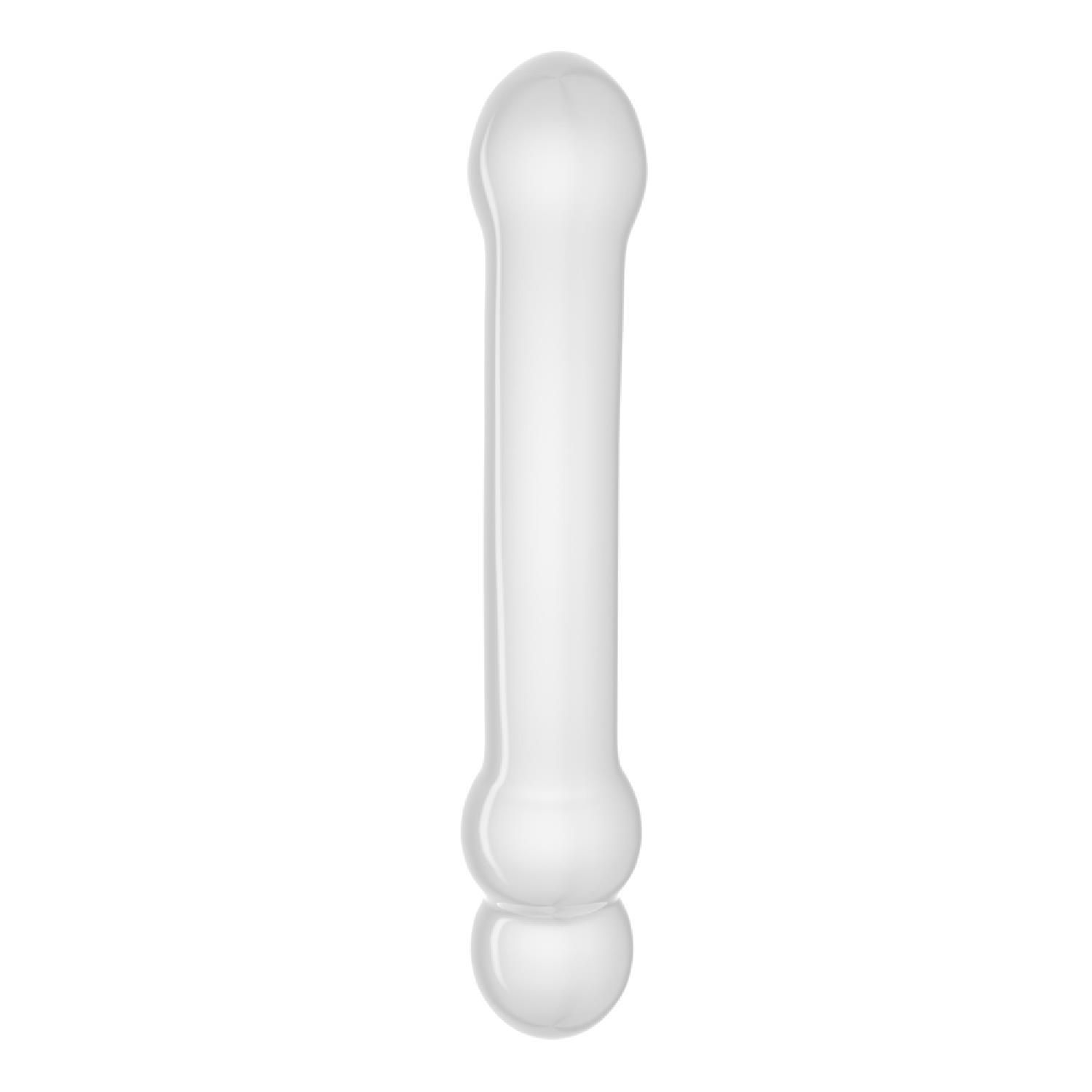 Szklane dildo LoveToys Glass Romance, 19 cm (przezroczysty)
