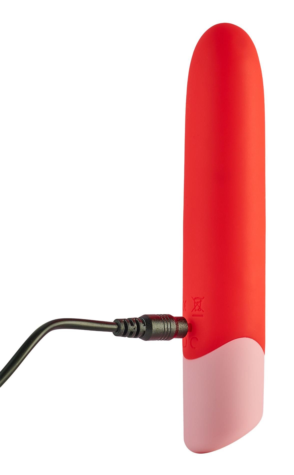 Mini wibrator Dream Toys Love Whisper, 12.5 cm (czerwony)