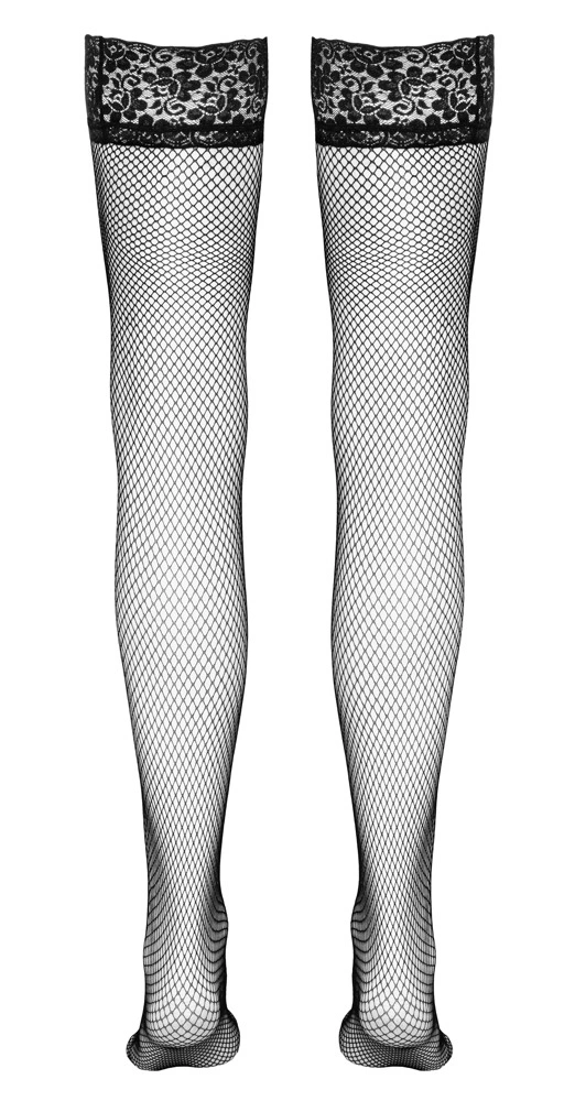 Чулки Cottelli Legwear Hold-up Net, 4 (черный)