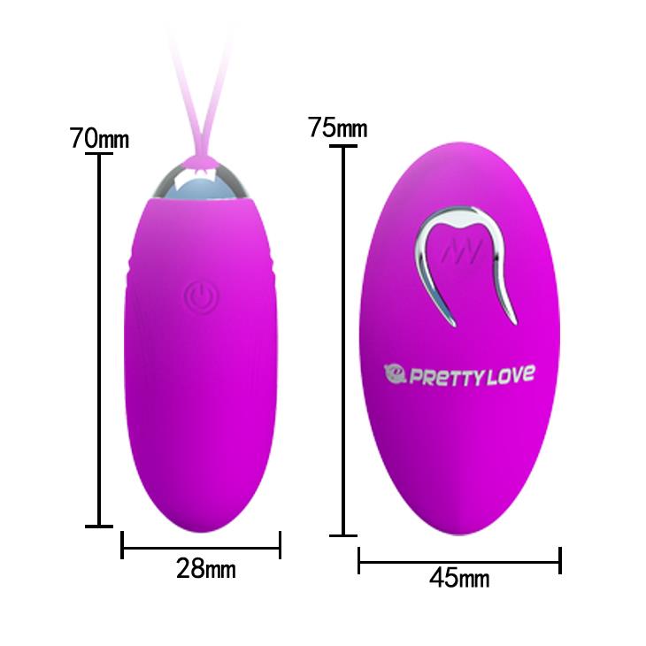 Виброяйцо Pretty Love Jenny, 7 см (фиолетовый)