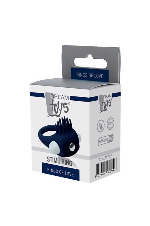 Виброкольцо Rings of Love Stimu Ring, 5.4 см (синий)