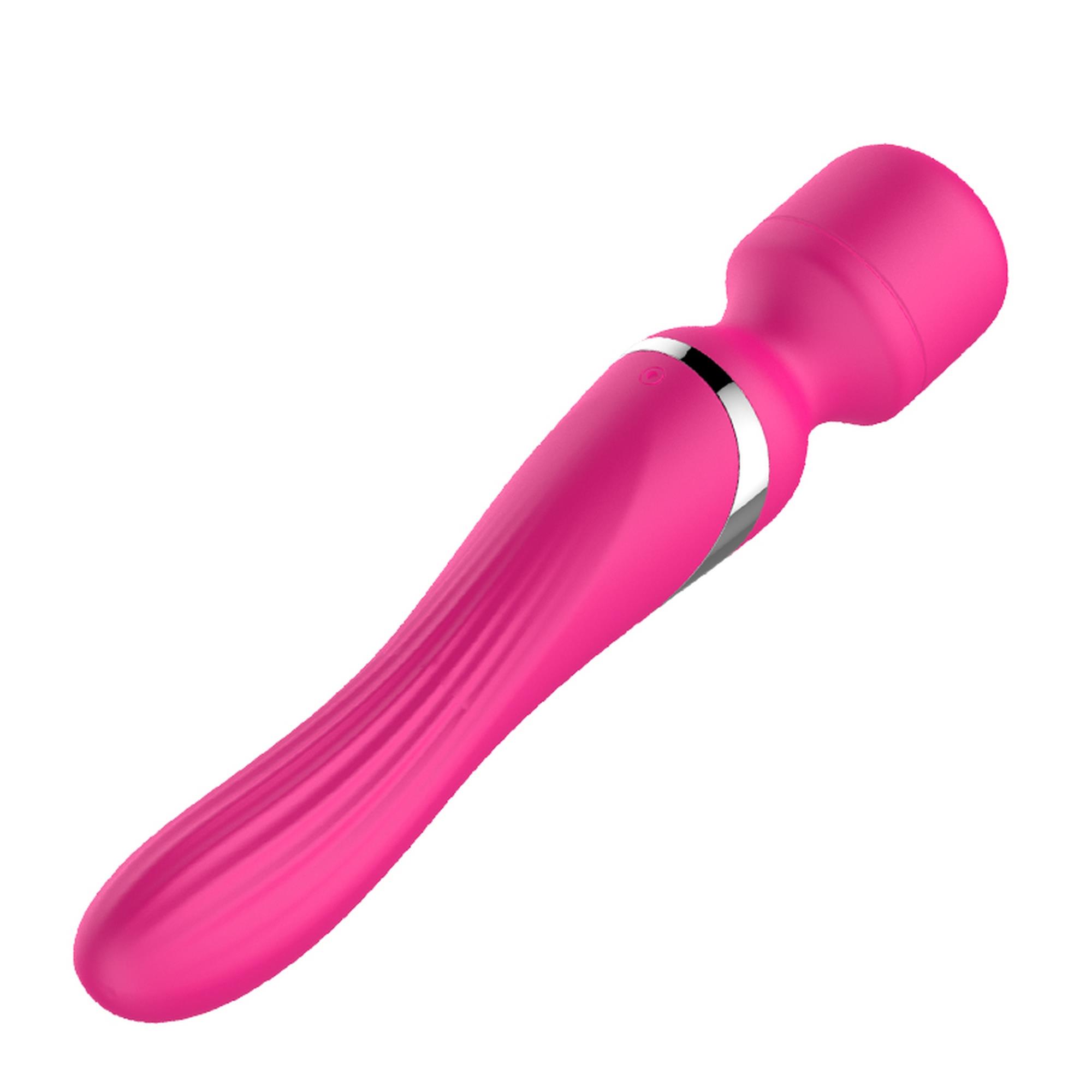 Вибратор B - Series Fox Dual Massager Pulsator, 22.6 см (розовый)