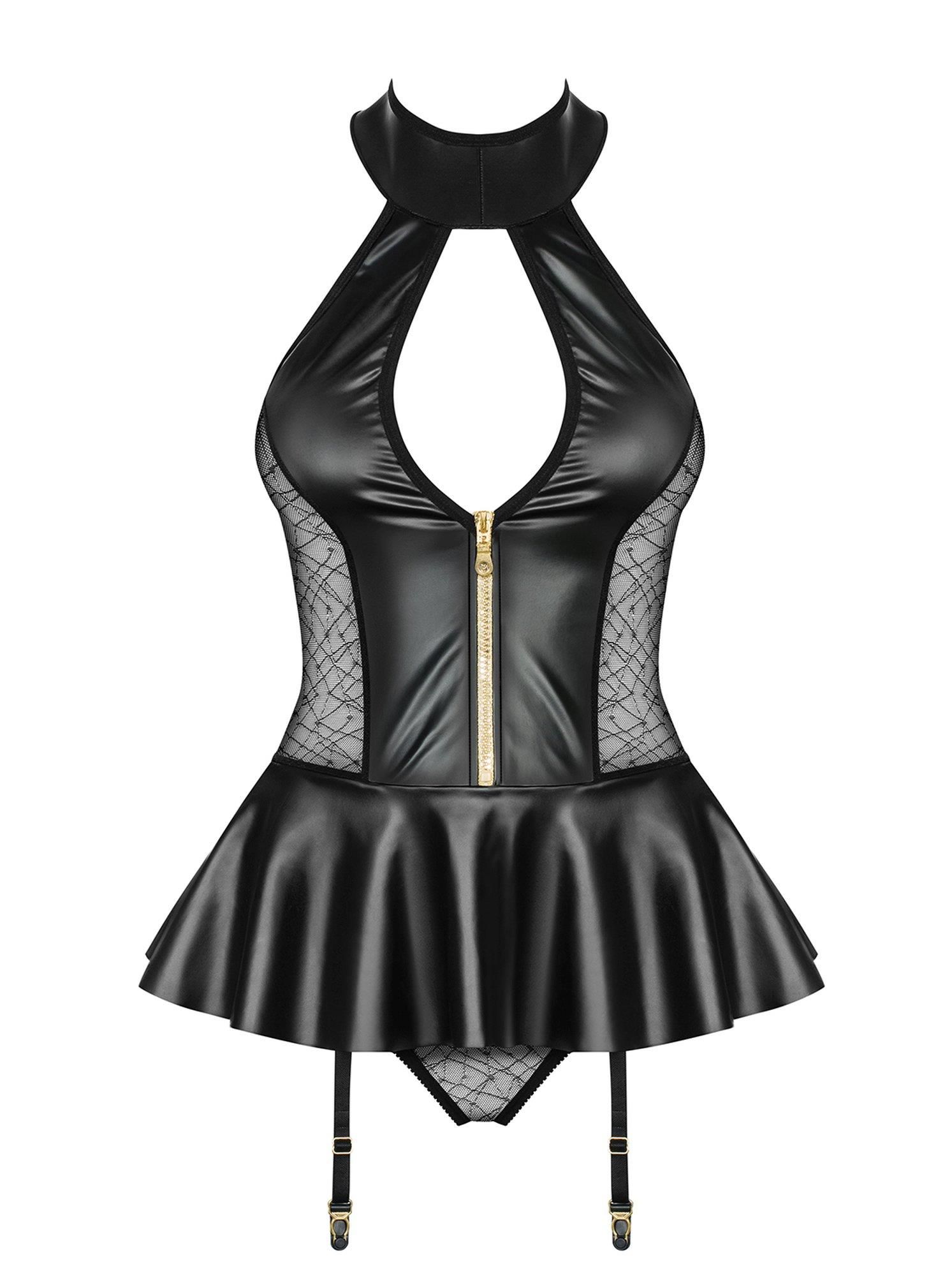 Еротичний комплект Obsessive 859, S/M (чорний)