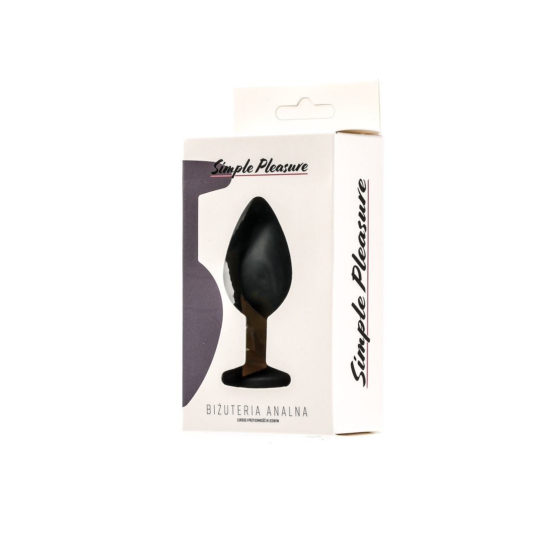 Анальна пробка Simply Pleasure M, 7 см (рожевий)