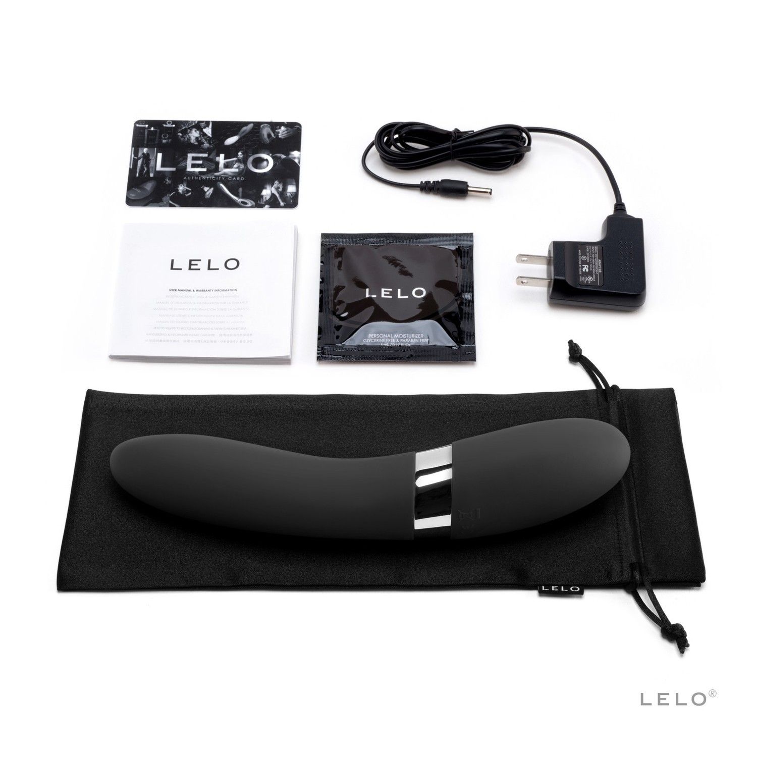 Вибратор Lelo Elise 2, 22 см (черный)