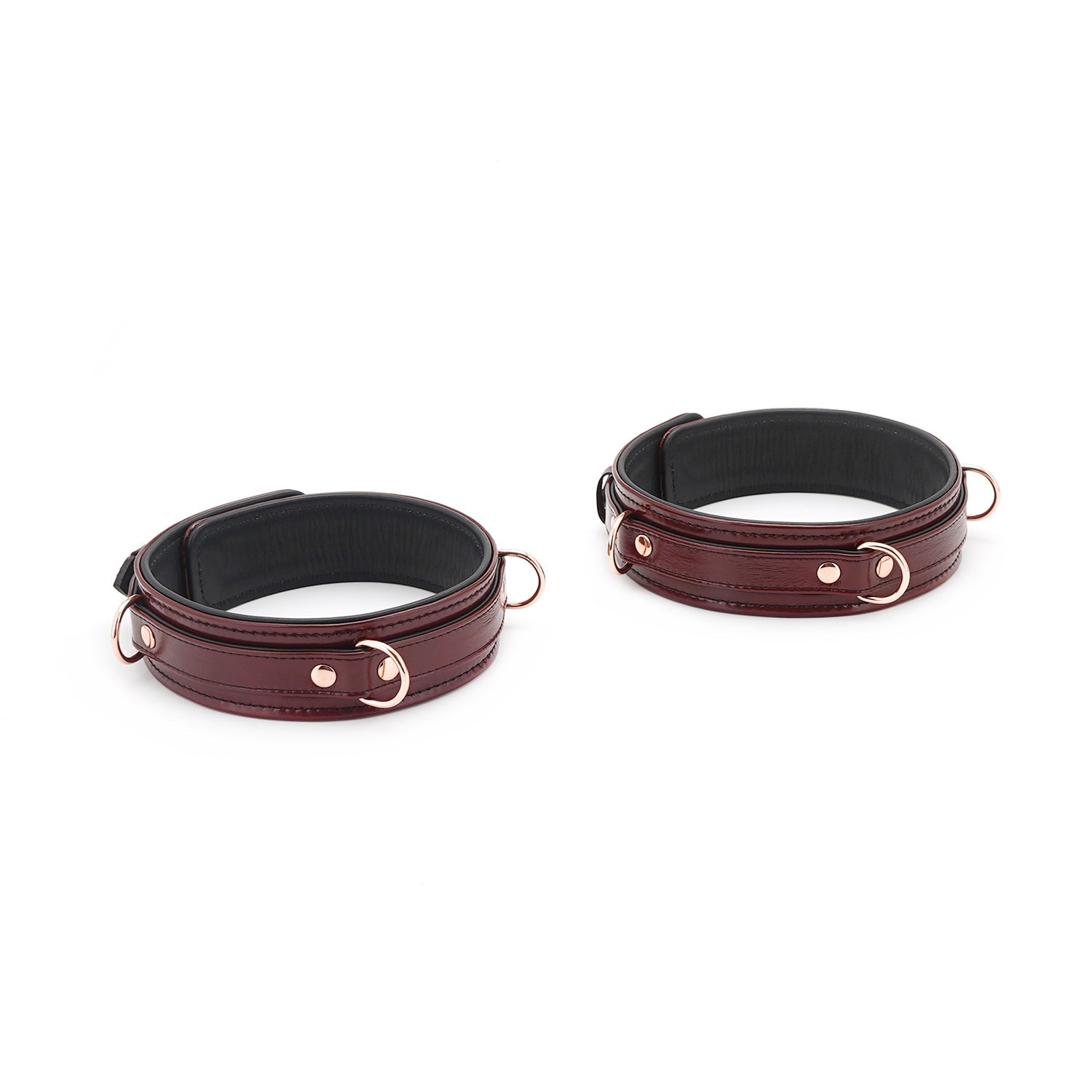 Фиксаторы для ног Liebe Seele Wine Thigh Cuffs, L (бордовый)