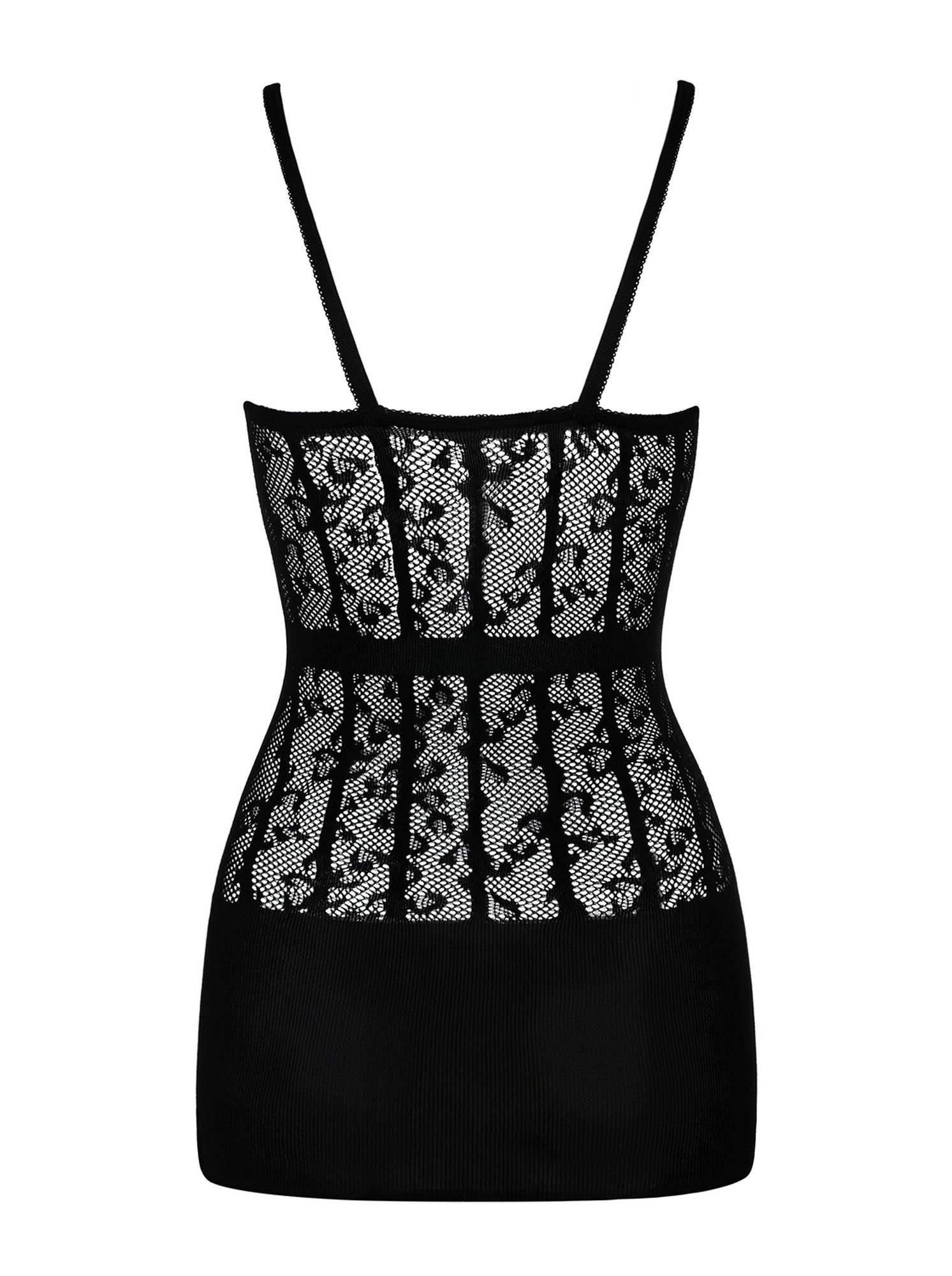 Erotyczna sukienka Obsessive D605, S/M/L (czarny)