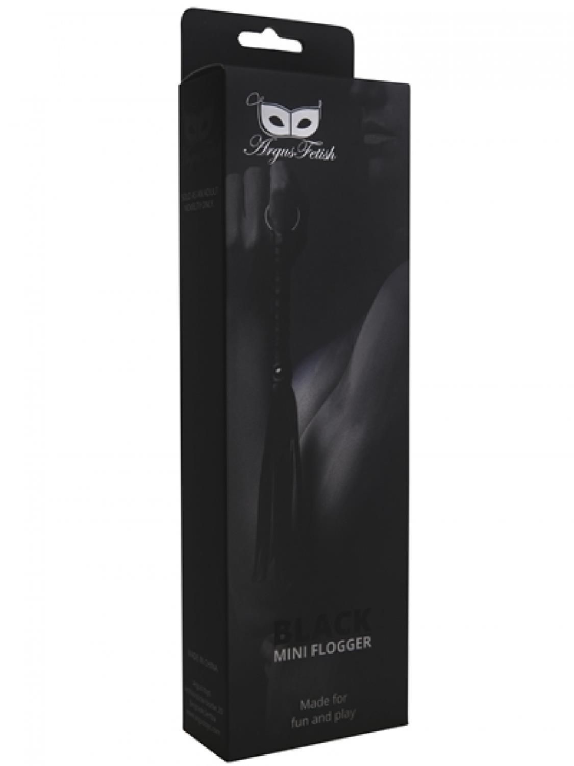 Флоггер Argus Fetish Black Mini (черный)