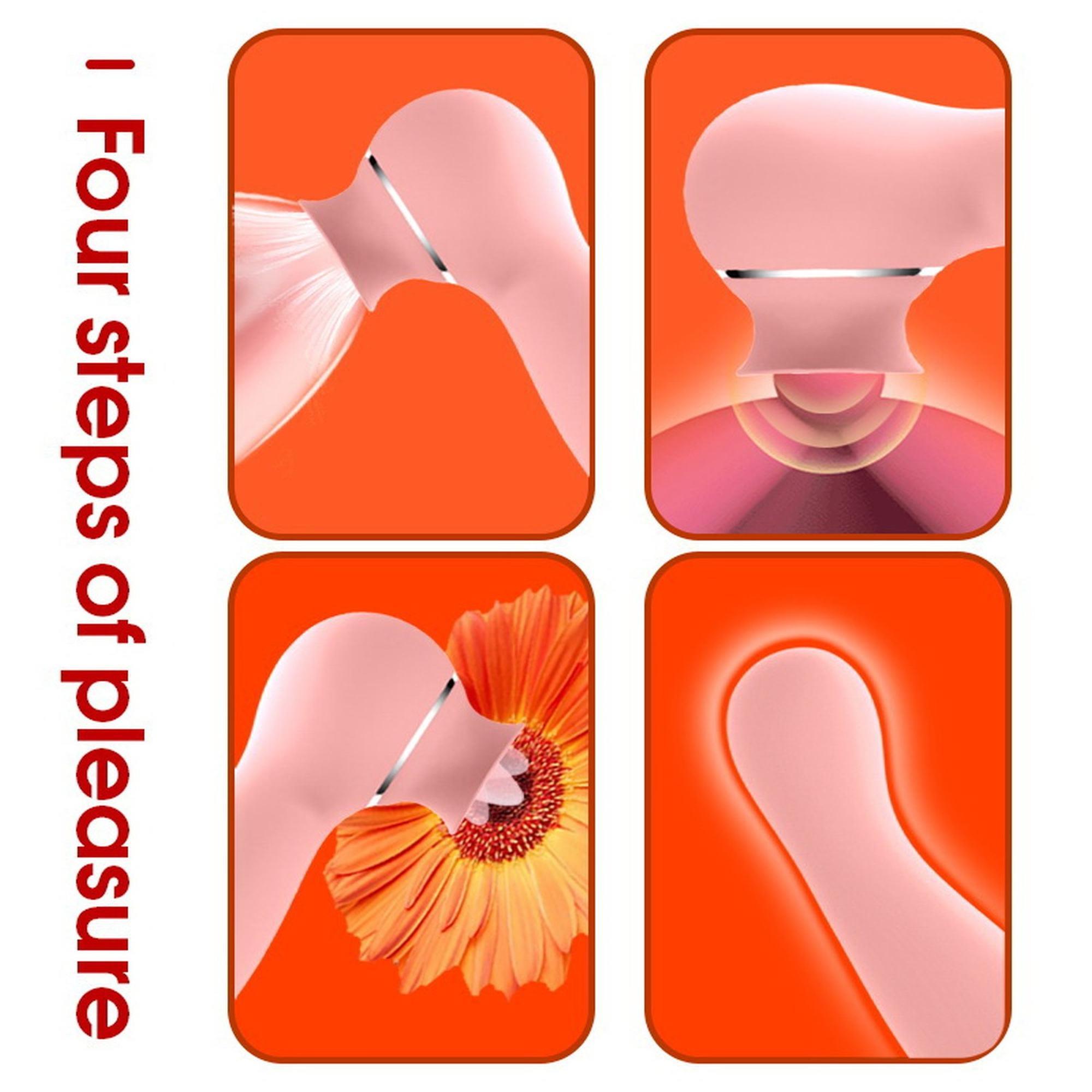 Вакуумный стимулятор клитора с вибрацией B - Series Lyla Lauren (розовый)