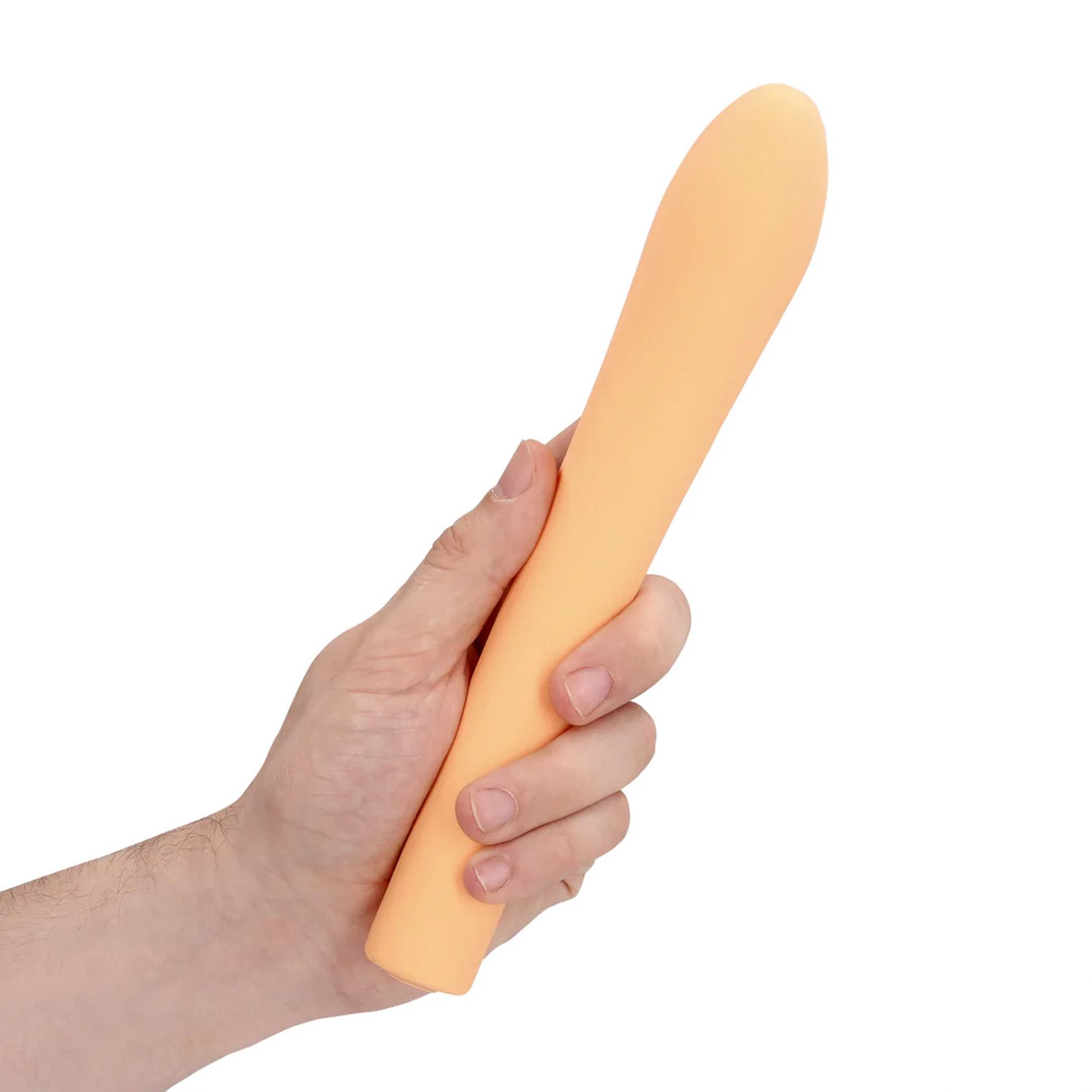 Вибратор Loveline Fingering G-Spot, 23.4 см (персиковый)