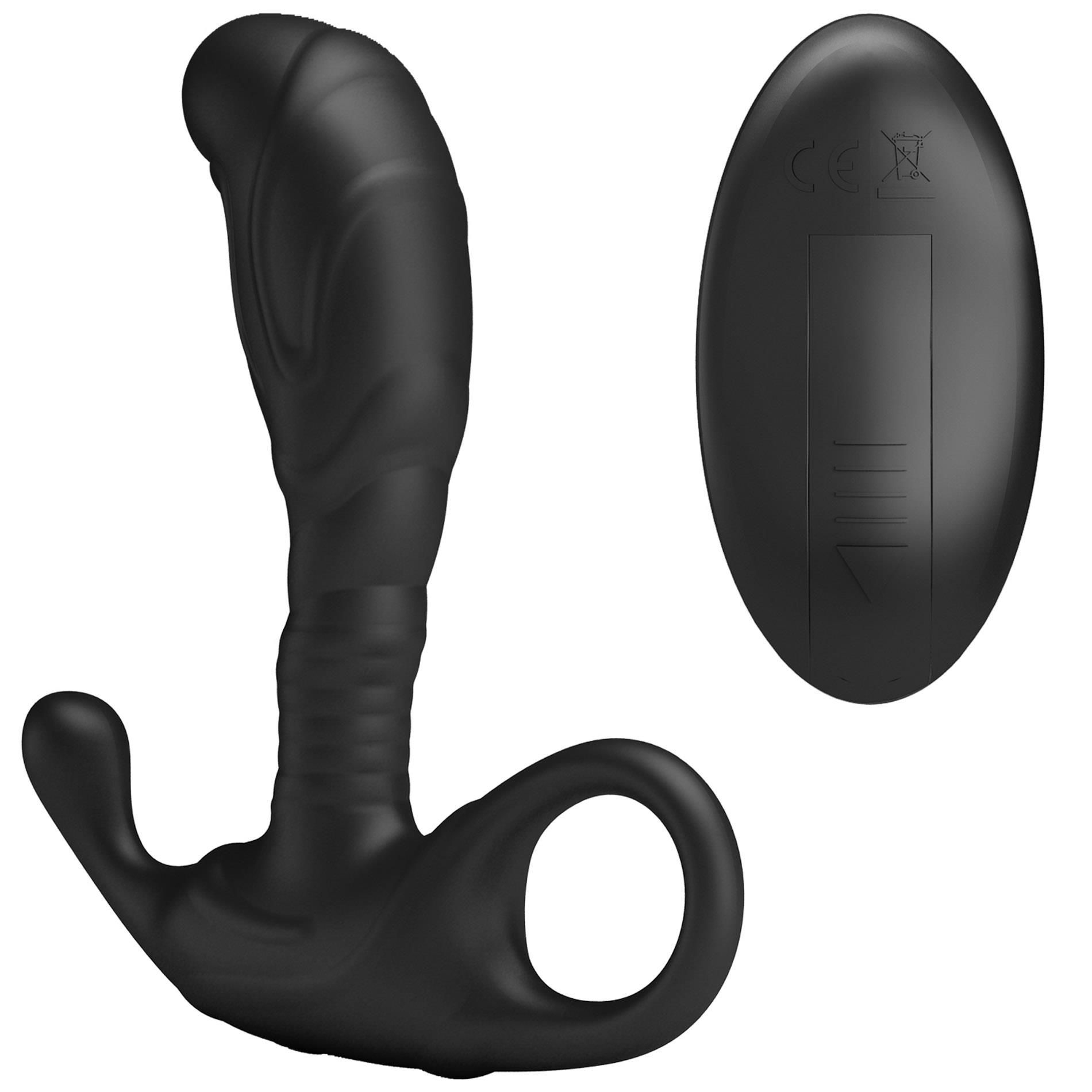 Стимулятор простаты Mr. Play Remote Control, 11.5 см (черный)