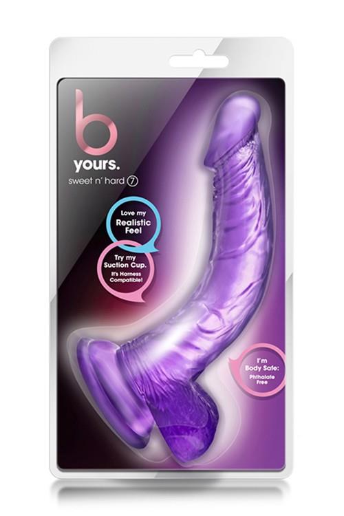 Фаллоимитатор B Yours Sweet N Hard 7, 21.5 см (фиолетовый)