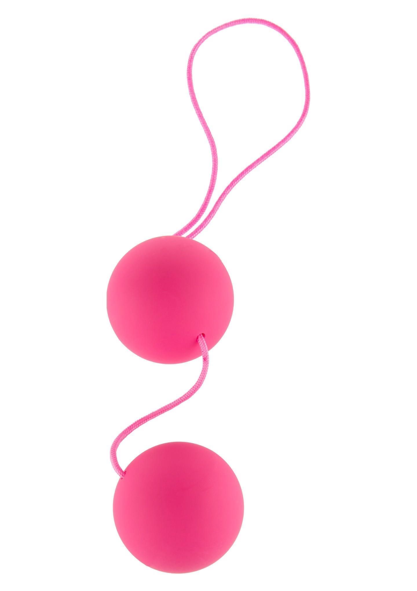 Вагінальні кульки Toy Joy Funky Love, 17 см (рожевий)