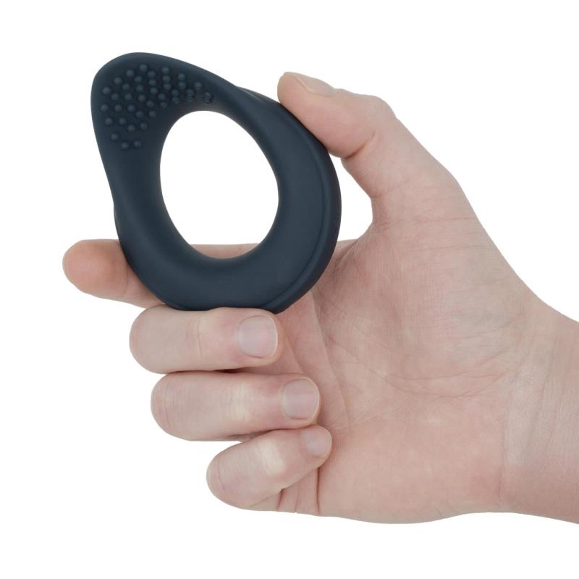 Виброкольцо Boners Vibrating Cock Ring, 8.5 см (синий)