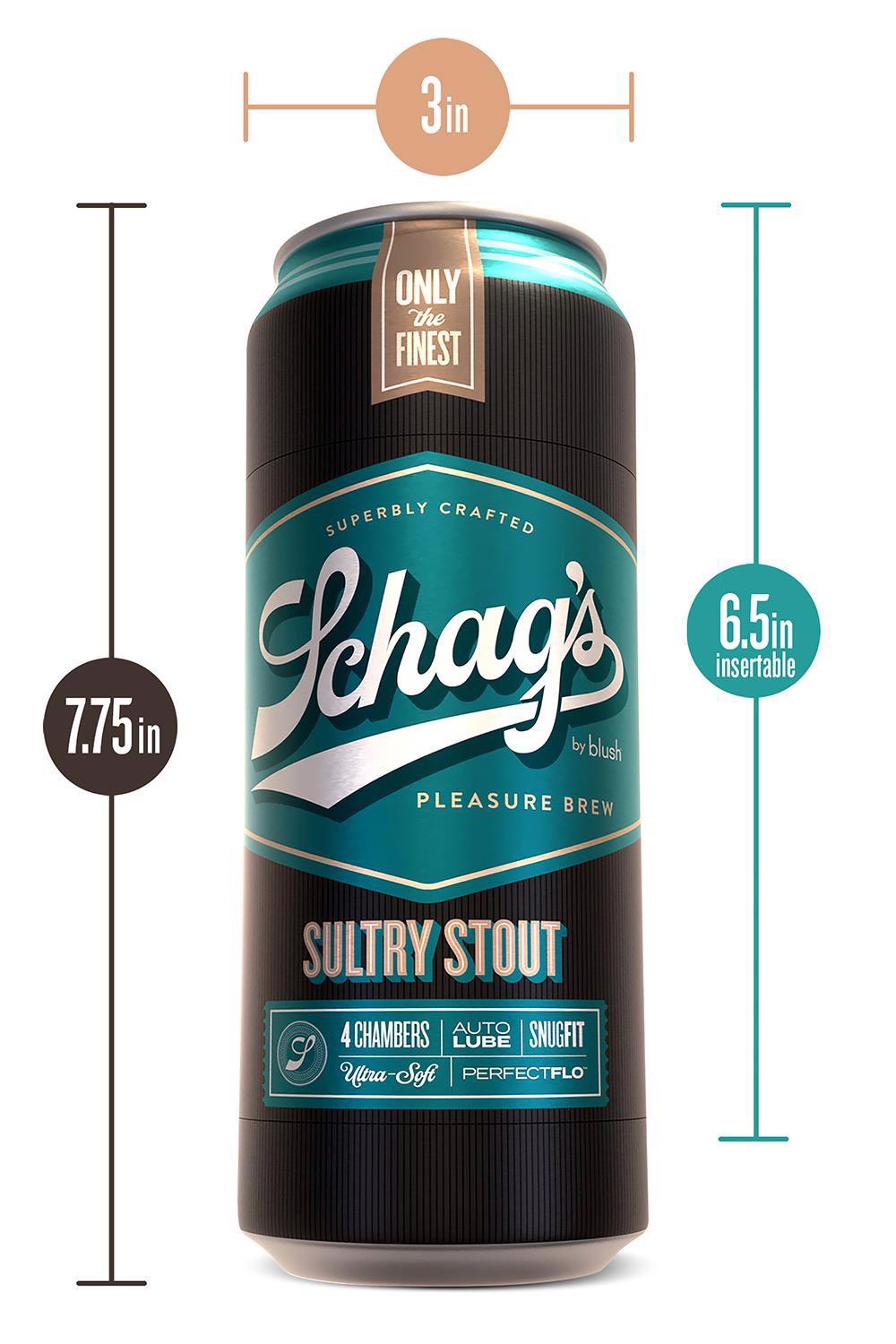 Мастурбатор Schag's Sultry Stout (прозрачный)