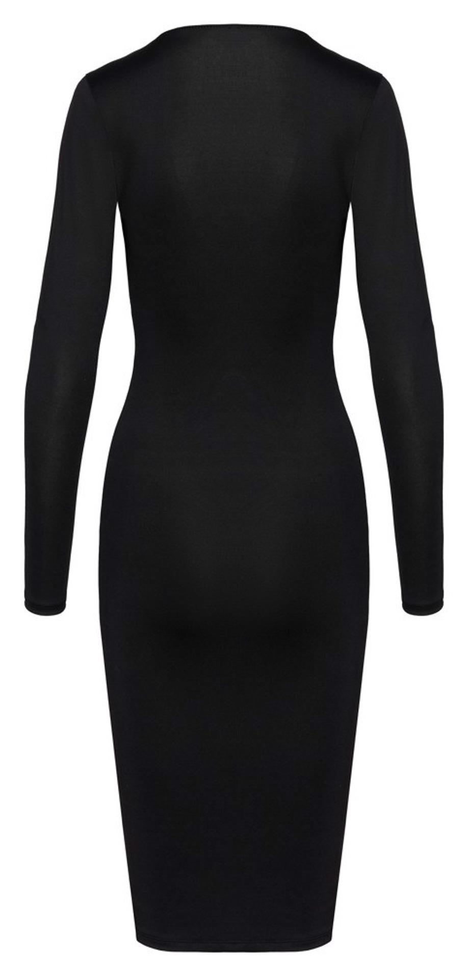 Sukienka Cottelli Collection Party Zip, XL (czarny)