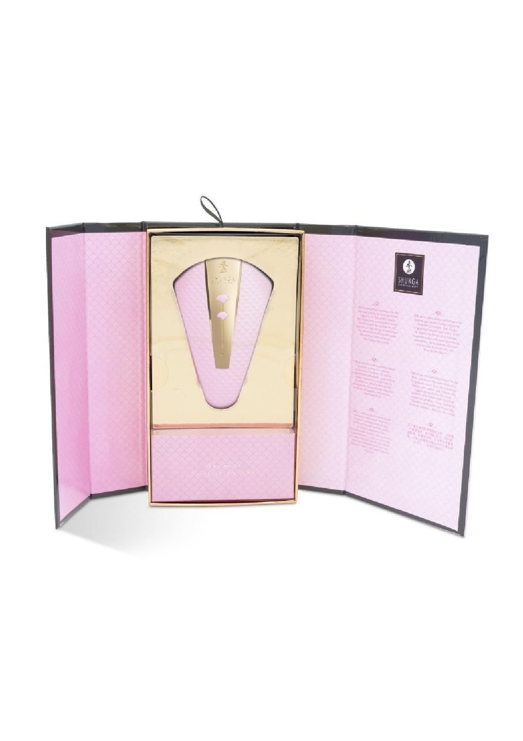 Wibrator łechtaczkowy Shunga Obi, 11,5 cm (różowy)