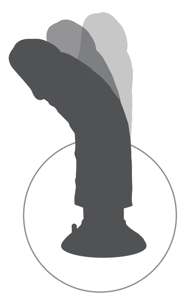 Вибратор King Cock Vibrating Cock With Balls, 23 см (телесный)