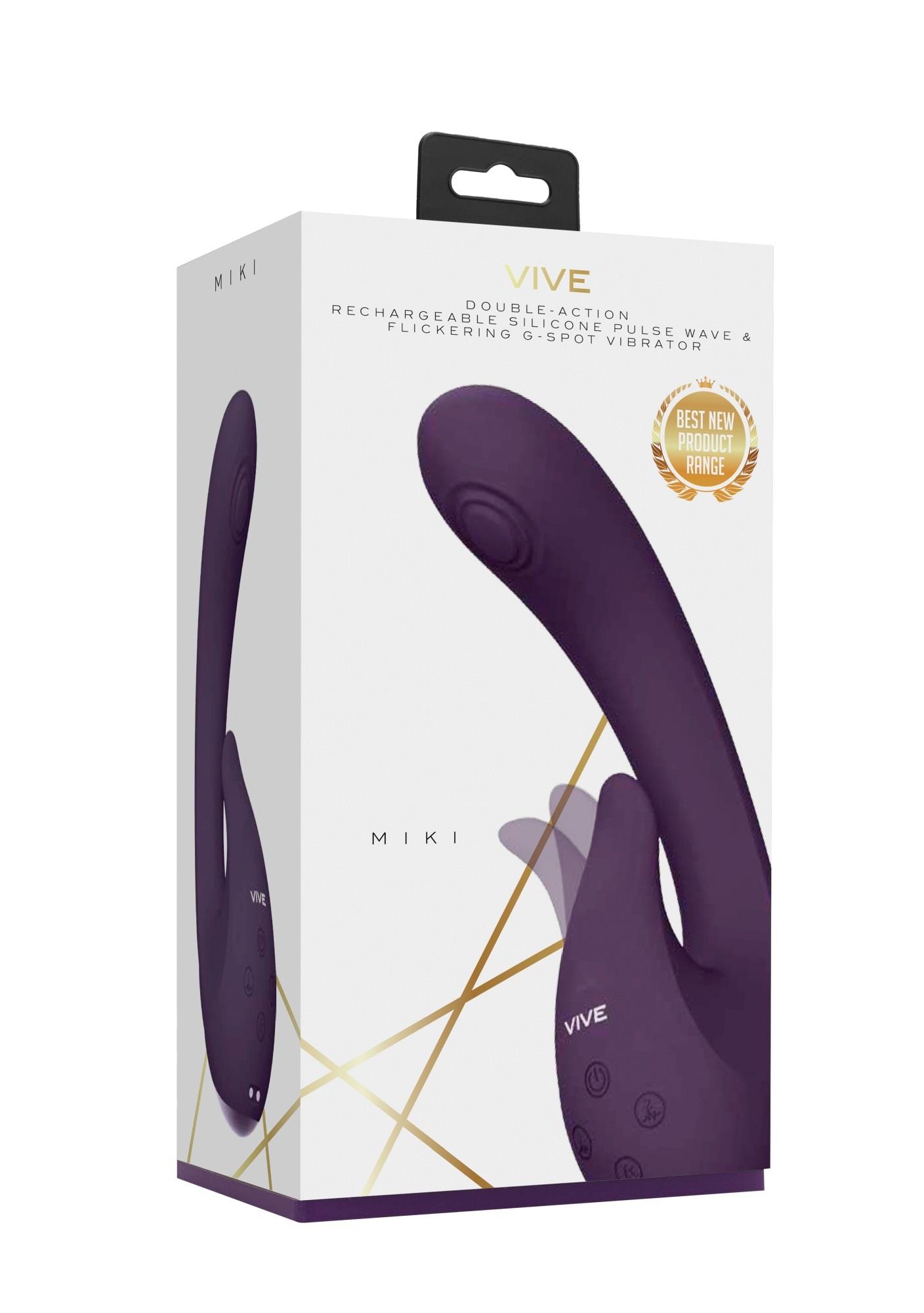 Вибратор Vive Miki, 22 см (фиолетовый)