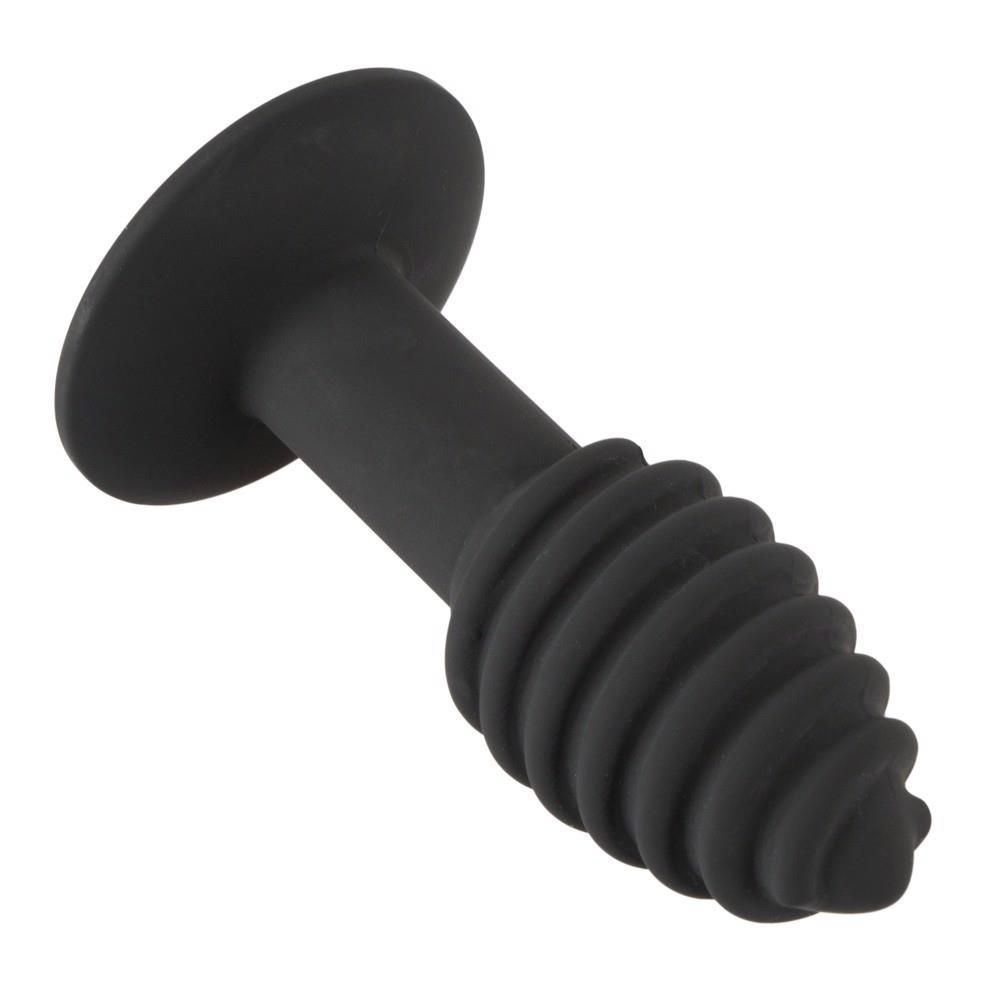 Анальна пробка з вібрацією Orion Black Velvets Twist plug, 10,7 см (чорний)