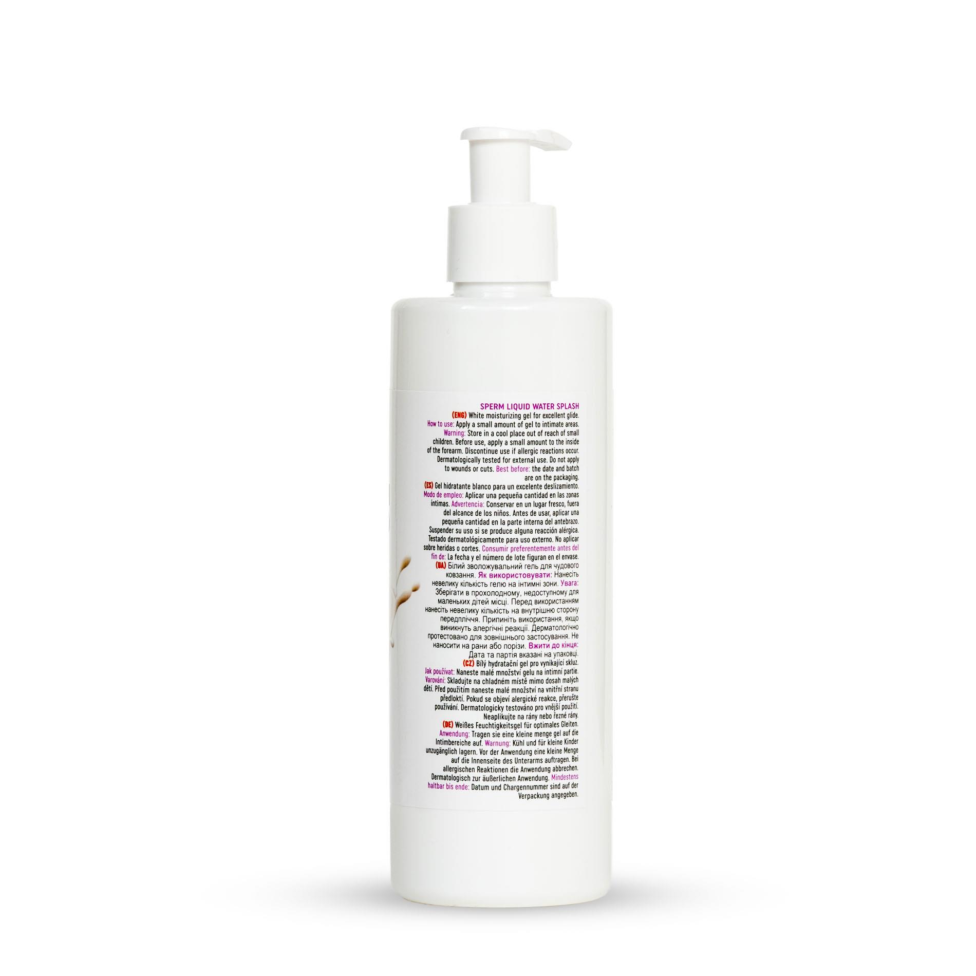 Лубрикант на водній основі MyLove Sperm Liquid Water Splash, 300 мл