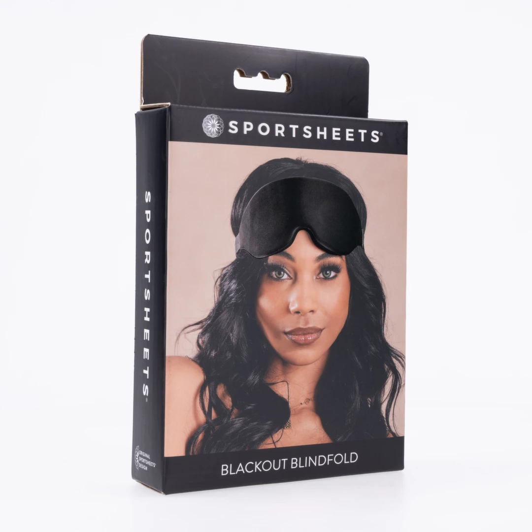 Маска на очі Sportsheets Blackout, універсальний розмір (чорний)