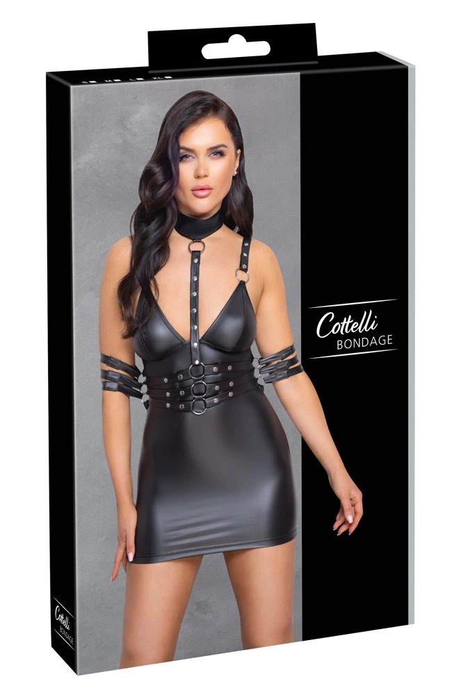 Мини-платье Cottelli Bondage Dress, M (черный)