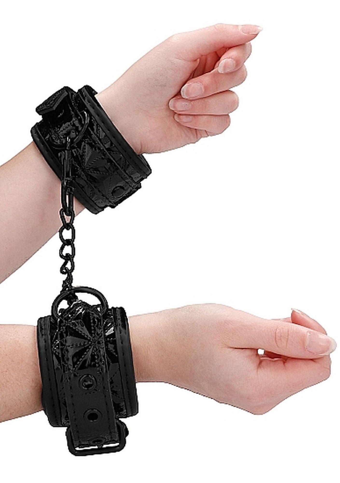 Наручники Ouch! Luxury Hand Cuffs (черный)