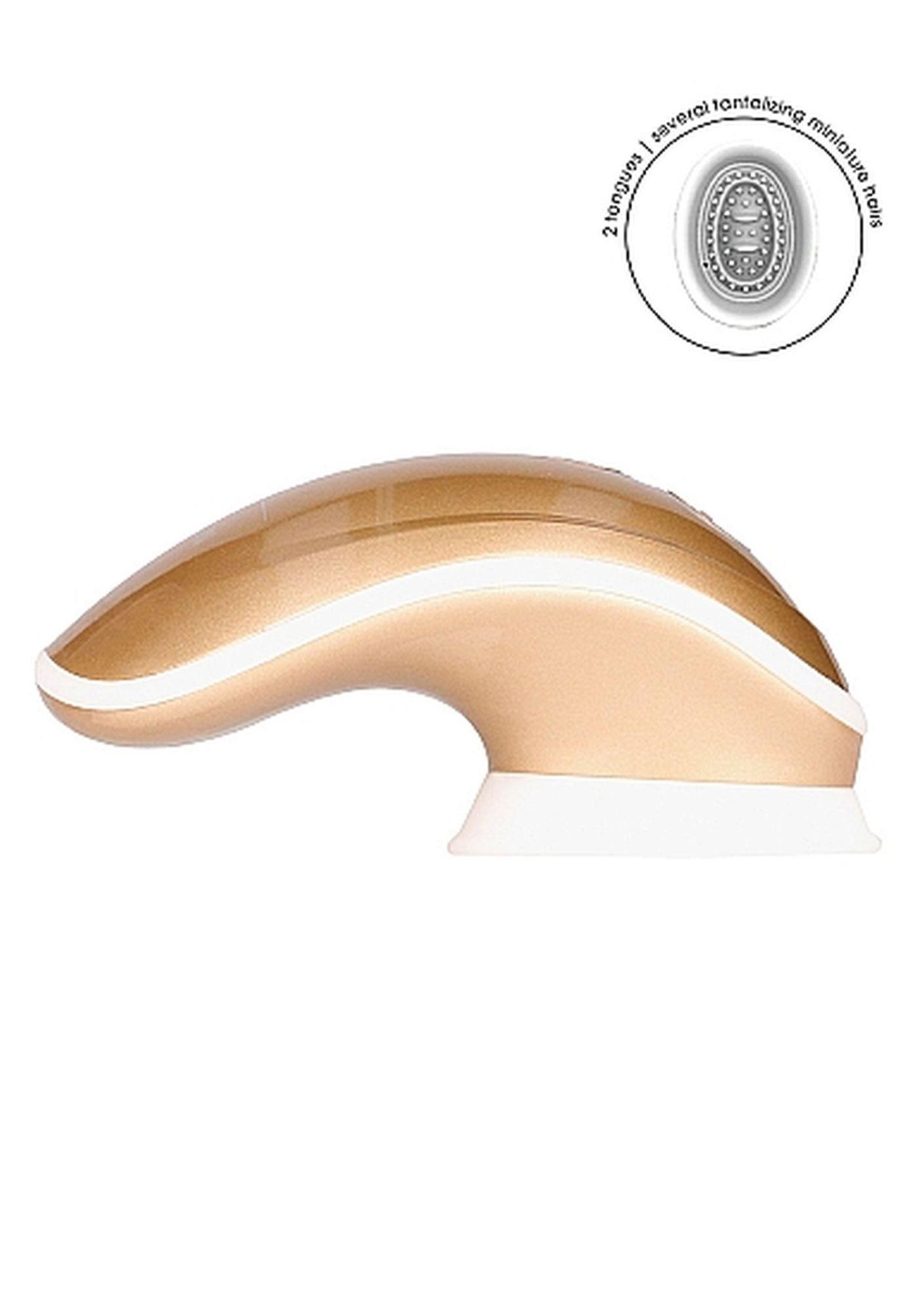 Innovation Twitch - Bezdotykowy stymulator łechtaczki, Złoto, 10.5 cm