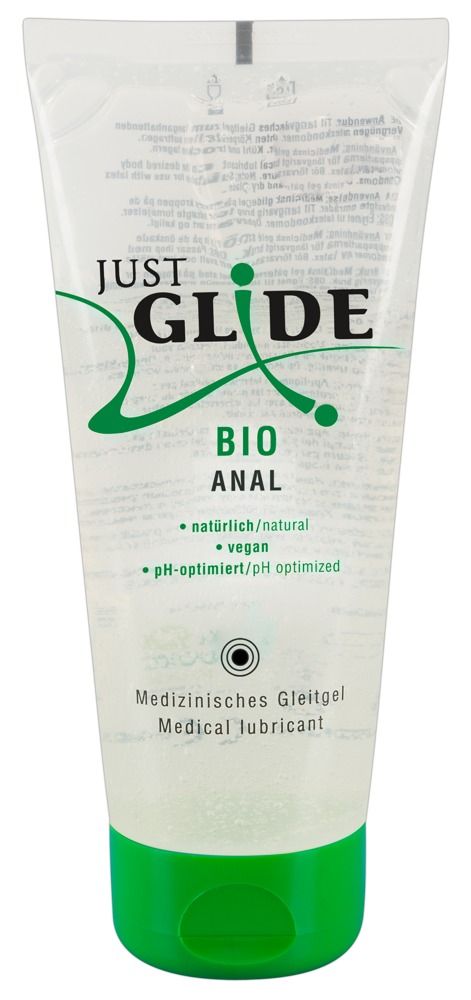 Naturalny lubrykant analny na bazie wody Orion Just Glide Bio Anal, 200 ml