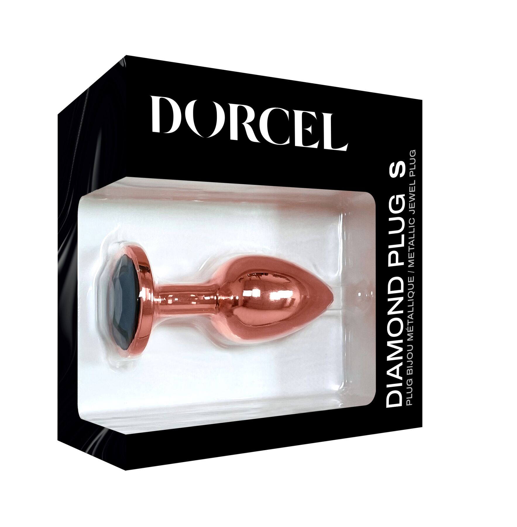 Korek analny Dorcel Diamond Plug S, 7.1 cm (złoty)