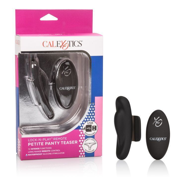 Вибратор для клитора CalExotics Remote Petite Panty Teaser, 9,5 см (черный)