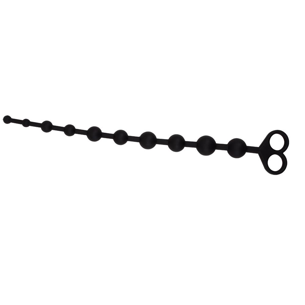 Анальная цепочка Black Mont, 34 см (черный)