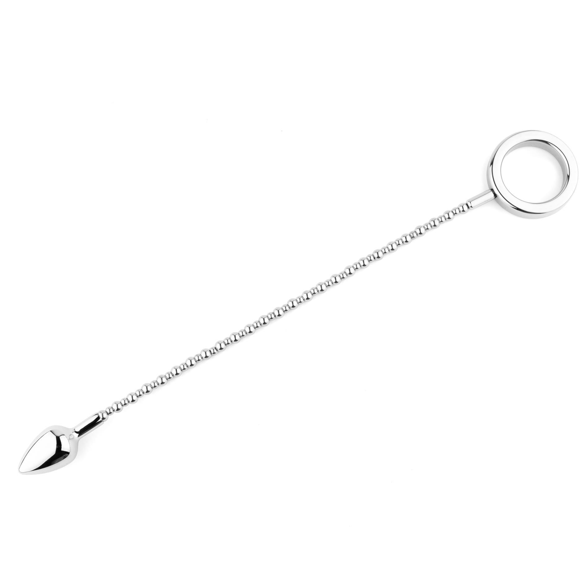 Анальная пробка B - Series HeavyFun Jewellery № 4, 43 см (серебристый)
