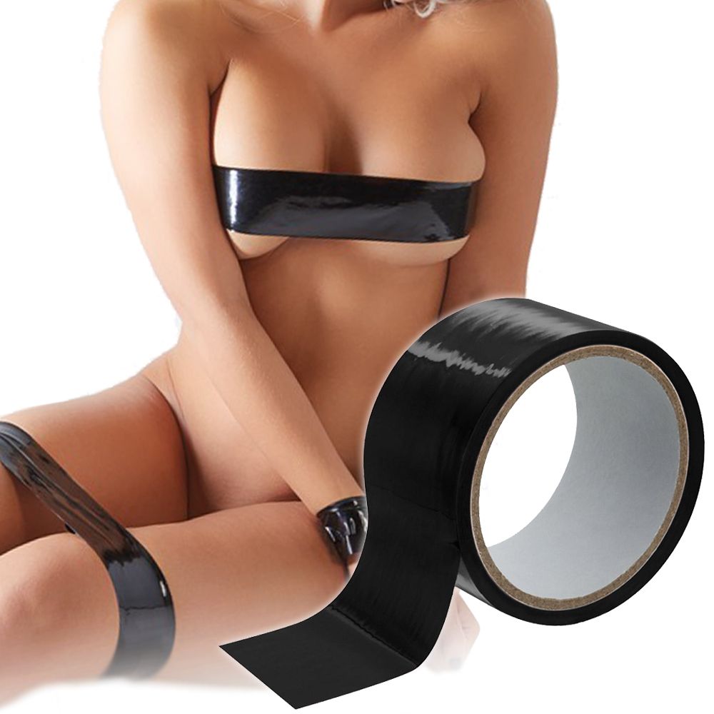 Скотч для бондажа Fetish Tentation, 15м (черный)